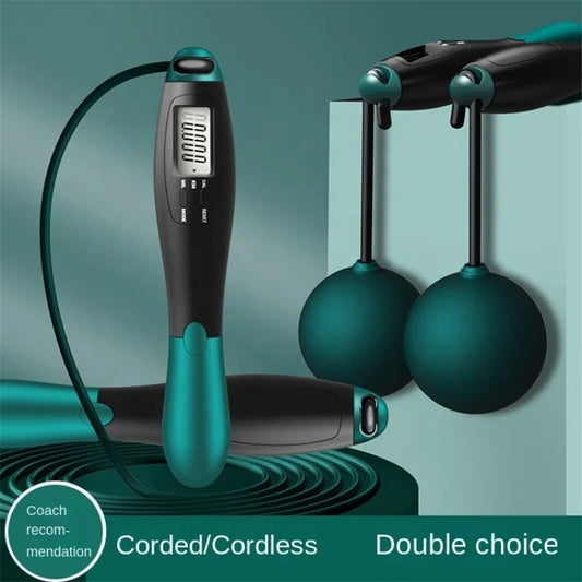 Corde à sauter électronique sans fil, compteur de vitesse, pour gym, fitness, crossfit, avec écran LCD