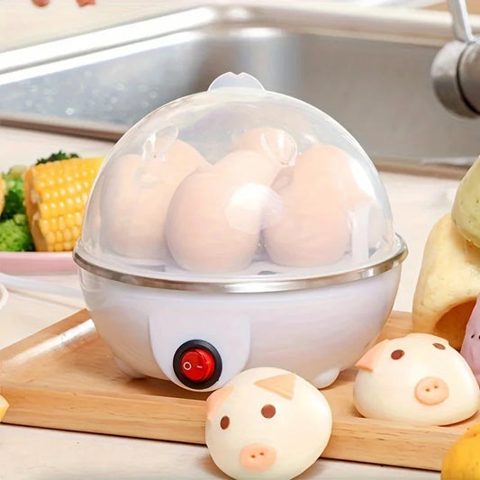 Cuiseur à œufs automatique, 7 œufs, multifonction, cuit à la vapeur, crème anglaise, machine à œufs durs, petit-déjeuner, artefact