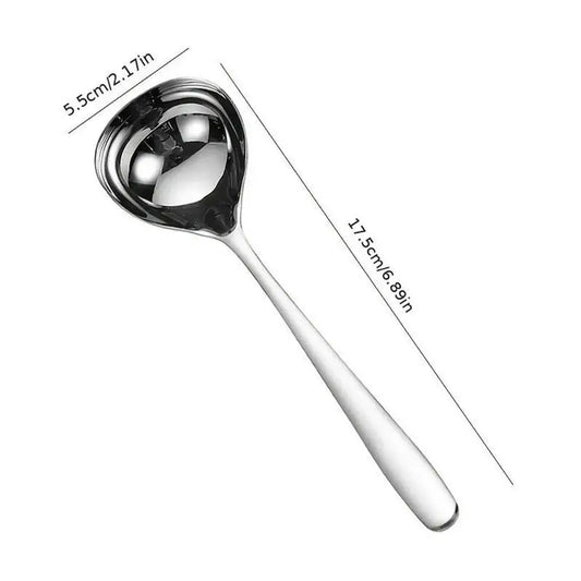 1 cuillère à soupe en acier inoxydable 304, cuillère à soupe, cuillère à riz, long manche, épais, grande tête, couverts, ensemble de cuisine ménager, cuillère à soupe