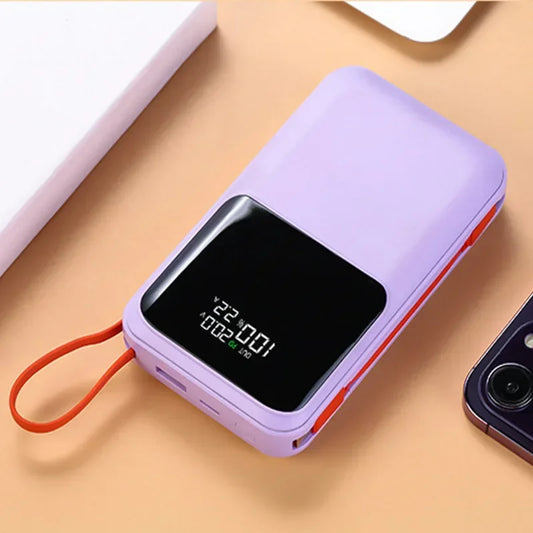 Batterie externe portable 50 000 mAh PD45 W PD FCP SCP à charge rapide, pour iPhone 15, Xiaomi, ordinateur portable et tablette