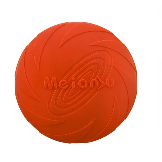 Jouet tendance pour chien, disques volants, en silicone, pour animaux de compagnie, jeu d'entraînement interactif, fournitures pour chiots, 15/18/22 cm
